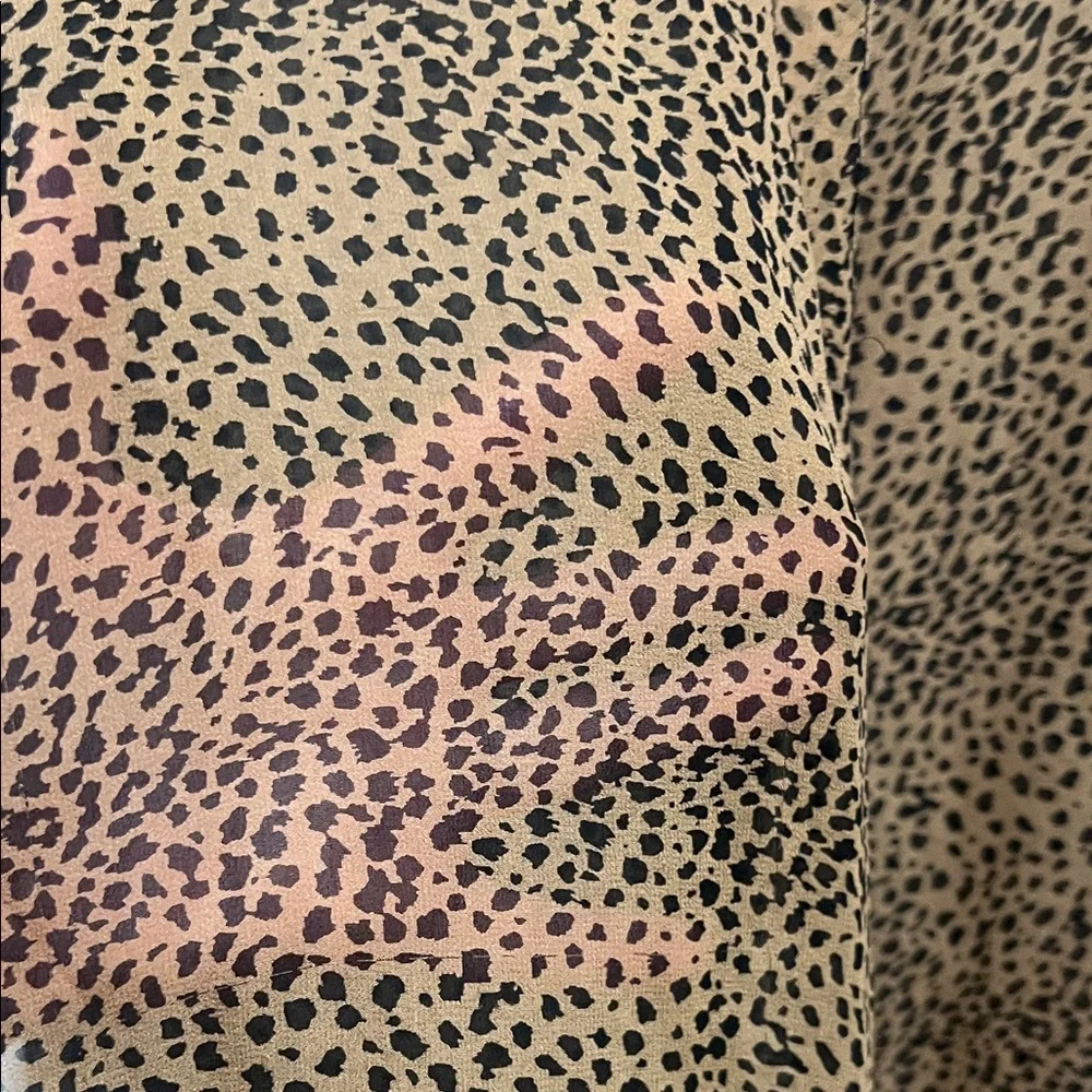 Sheer Leopard Print Tunic / Coverup - Picture 2 of 7